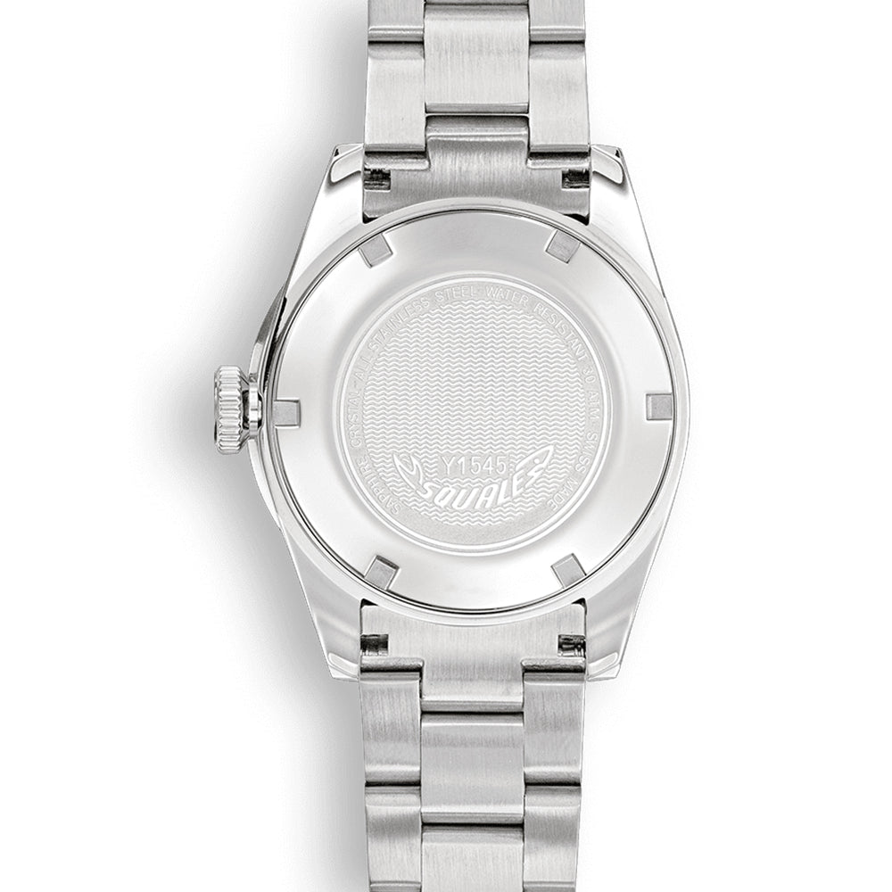 Squale 1545 Steel Black Bracelet, Squale ref 1545SSBK.AC, product image 2