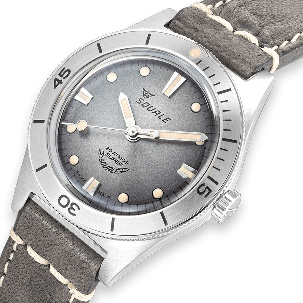 Squale Super-Squale Sunray Grey Strap, Squale ref SUPERSSG.PG, product image 4