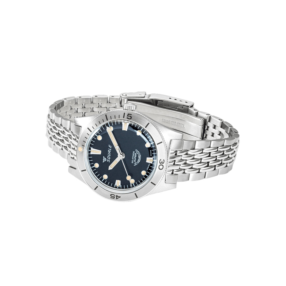Squale Super-Squale Sunray Black Bracelet, Squale ref SUPERSSBK.AC, product image 3