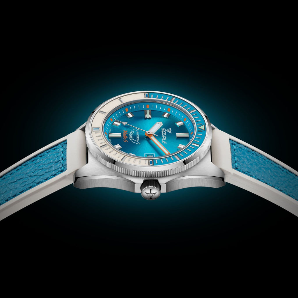 Squale Matic S Light Blue HydroLeather, Squale ref MATICLBWLB.RLWLB, product image 9