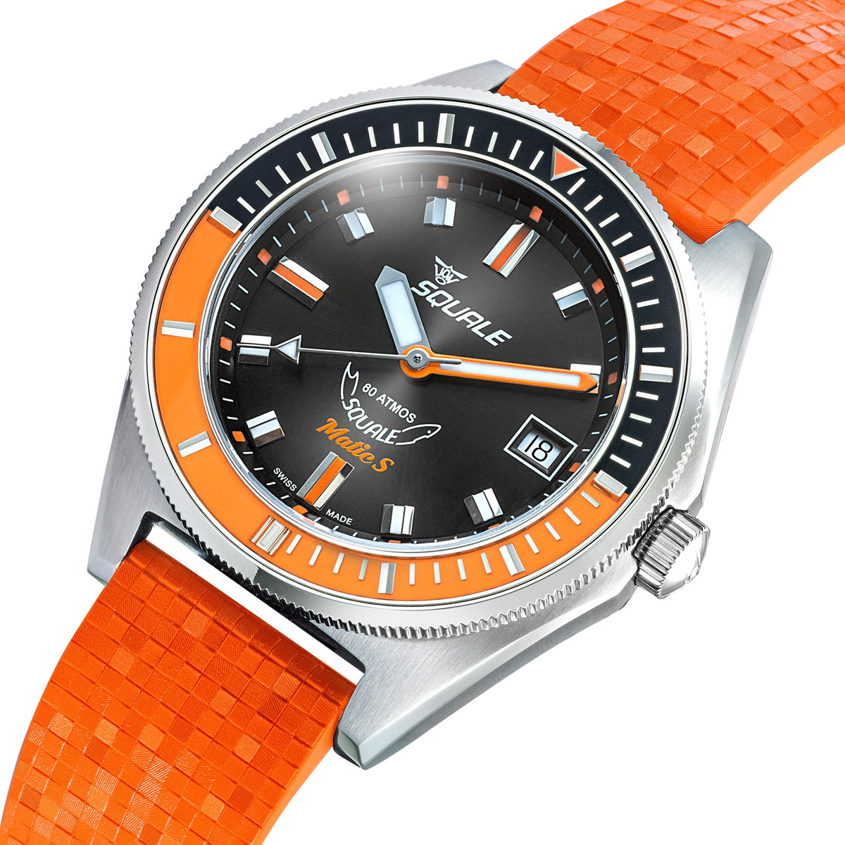 Squale Matic S Orange Mosaic, Squale ref MATICBKOBK.MROR, product image 4