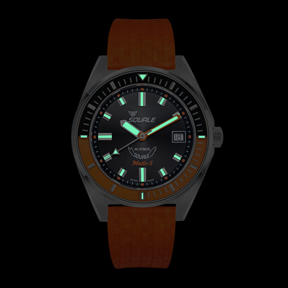 Squale Matic S Orange Mosaic, Squale ref MATICBKOBK.MROR, product image 3