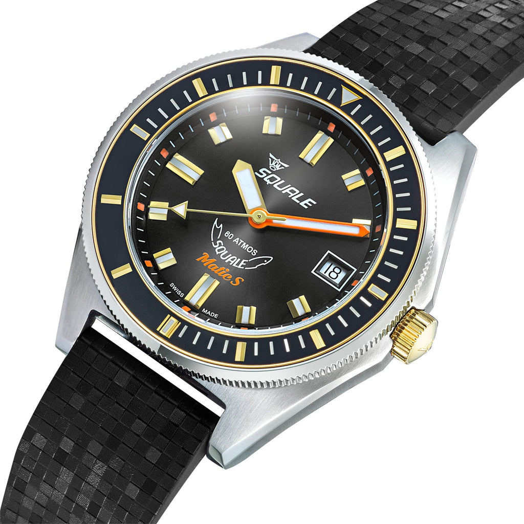 Squale Matic S Two Tone Mosaic, Squale ref MATICGBKBK.MRBK, product image 4