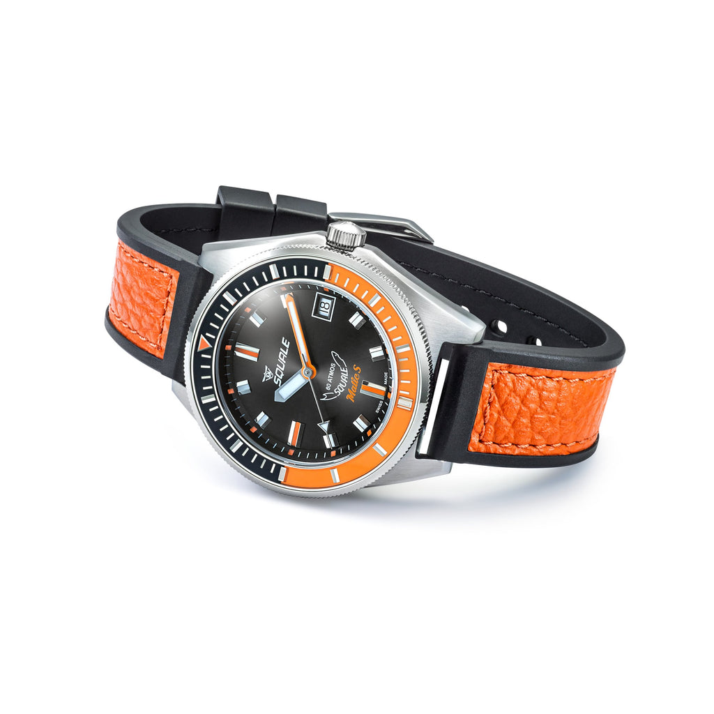 Squale Matic S Orange HydroLeather, Squale ref MATICBKOBK.RLOR, product image 5