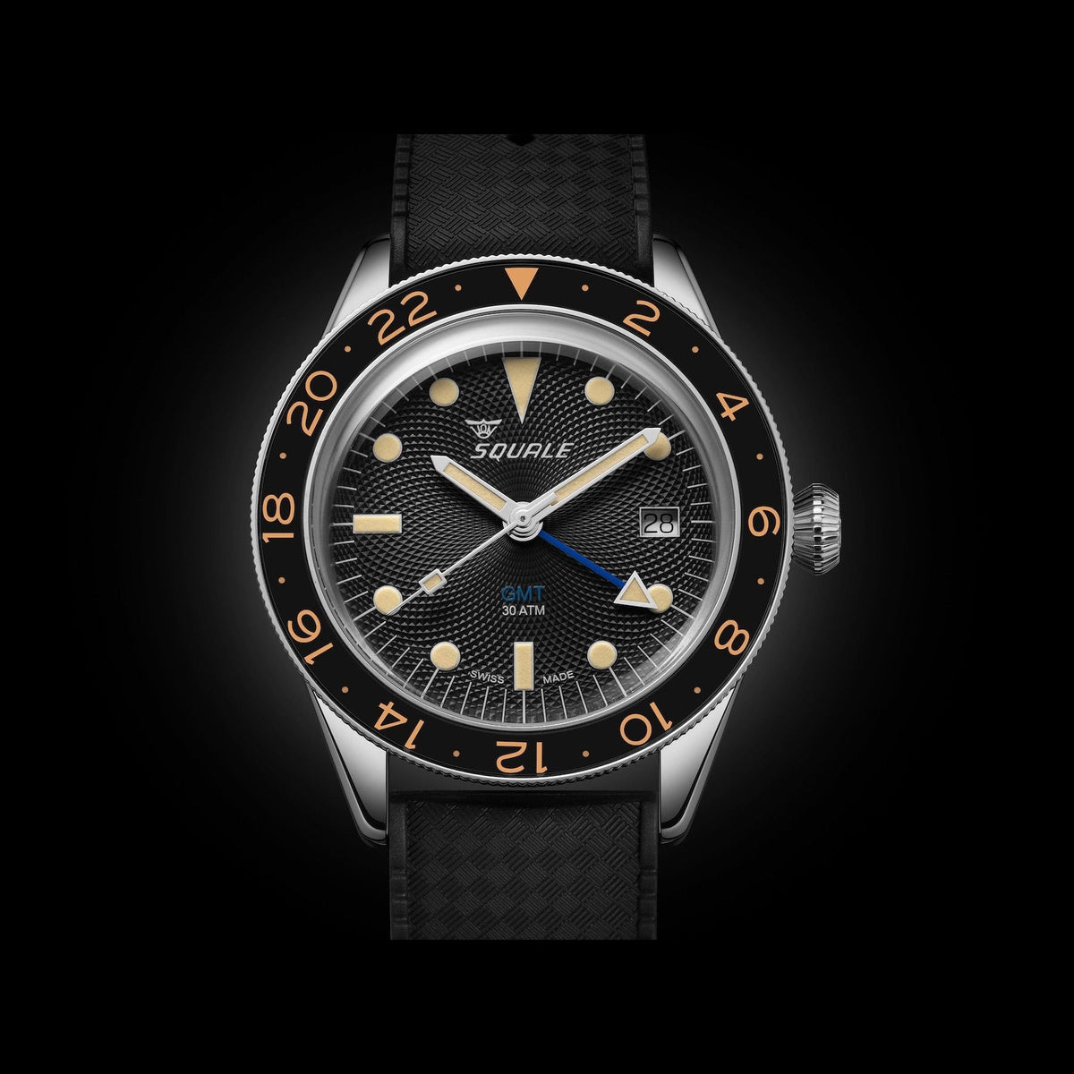 Squale SUB-39 GMT Blackfin US Exclusive, Squale ref SUB-39ERBK.HT, product image 6
