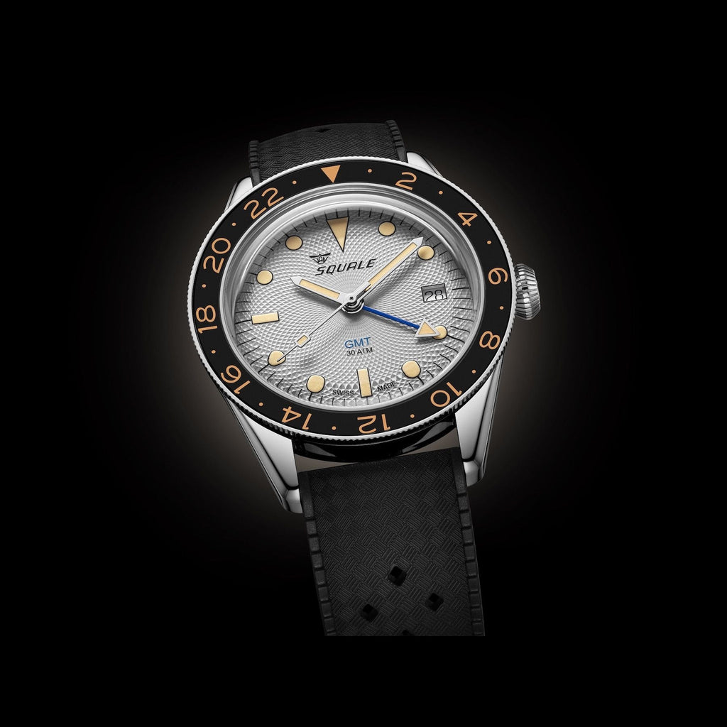 Squale SUB-39 GMT Sharkbelly Grey Guilloche US Exclusive, Squale ref SUB-39ERG.HT, product image 7