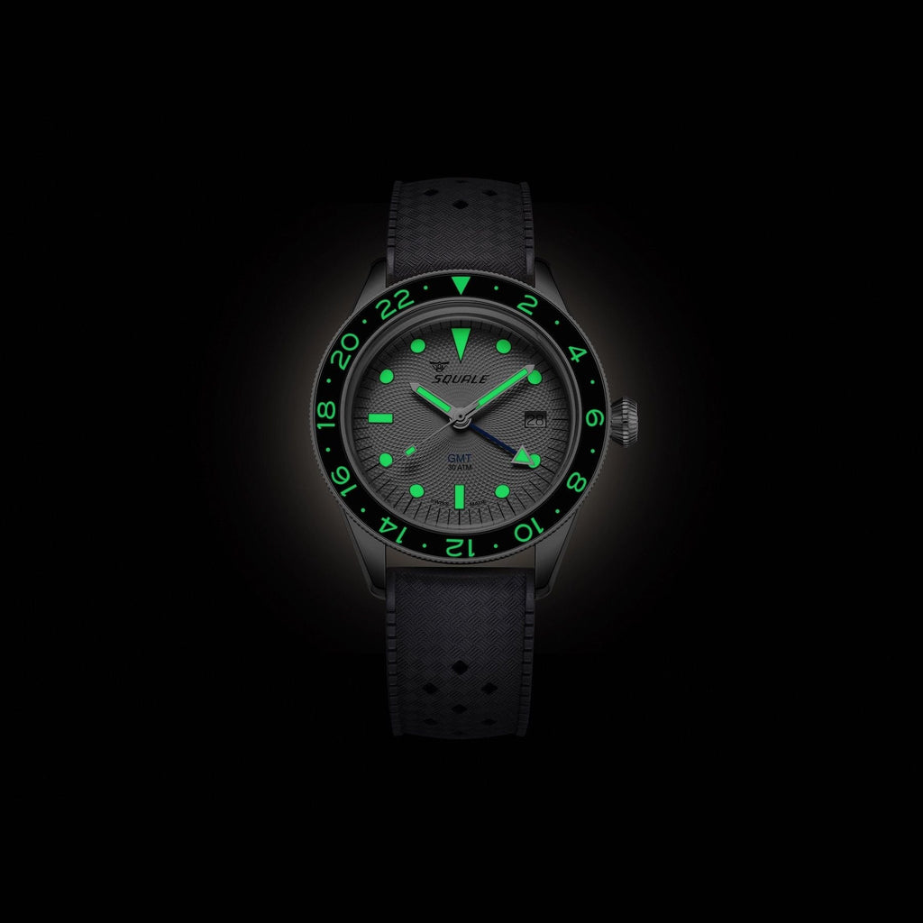 Squale SUB-39 GMT Sharkbelly Grey Guilloche US Exclusive, Squale ref SUB-39ERG.HT, product image 5