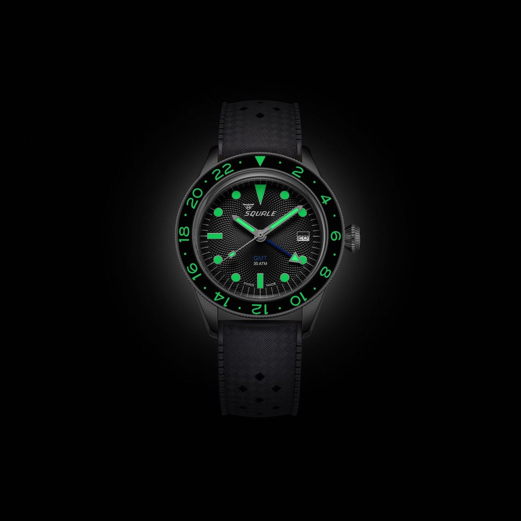 Squale SUB-39 GMT Blackfin US Exclusive, Squale ref SUB-39ERBK.HT, product image 5