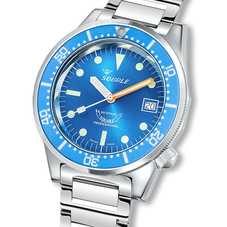 Squale 1521 Classic Blue Bracelet, Squale ref 1521OCN.SQ20L, product image 4