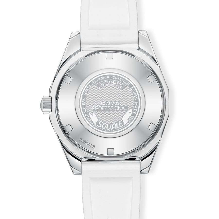 Squale Matic S White Mosaic Rubber, Squale ref MATICLBWT.MRWT, product image 2