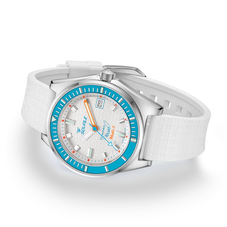 Squale Matic S White Mosaic Rubber, Squale ref MATICLBWT.MRWT, product image 3