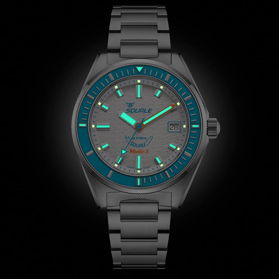 Squale Matic S White Bracelet, Squale ref MATICLBWT.SSBX, product image 5