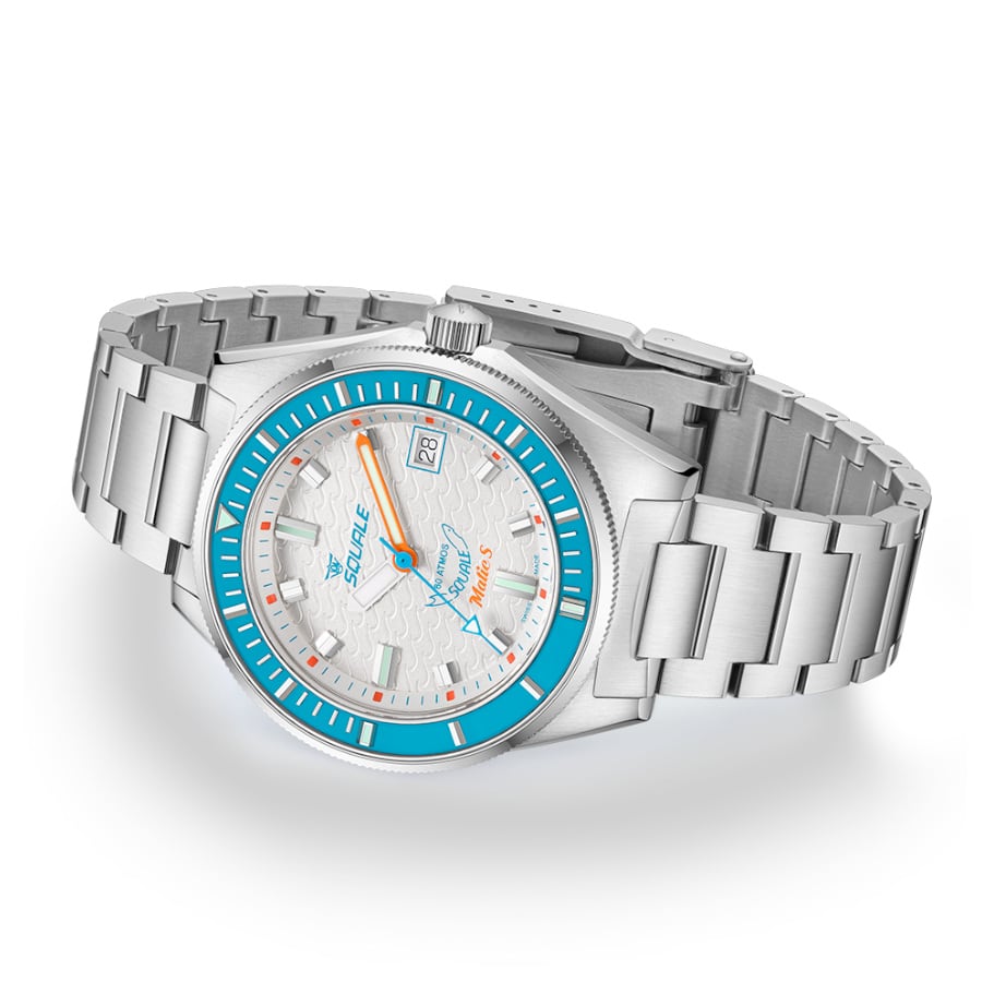 Squale Matic S White Bracelet, Squale ref MATICLBWT.SSBX, product image 3