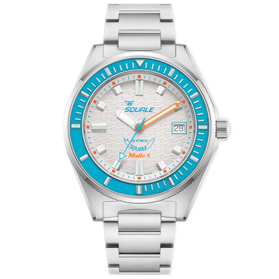 Squale Matic S White Bracelet, Squale ref MATICLBWT.SSBX, product image 1