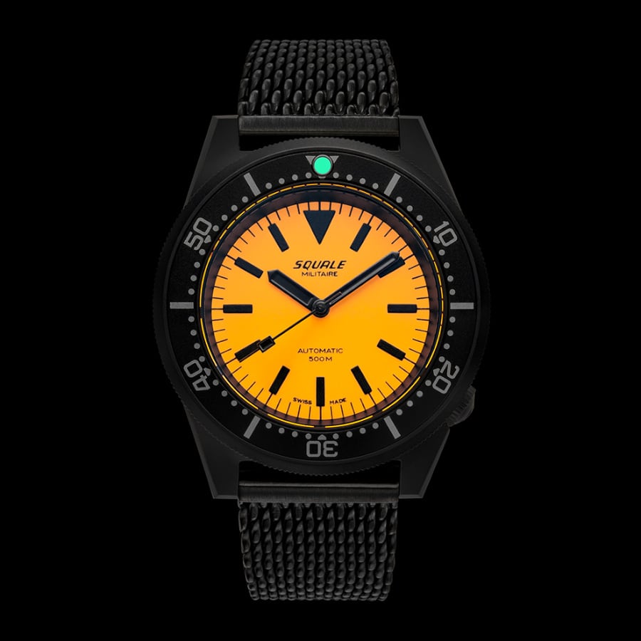 Squale 1521 Full Luminous Orange Militaire Bracelet, Squale ref 1521DLCFOR.MEPVD20, product image 5