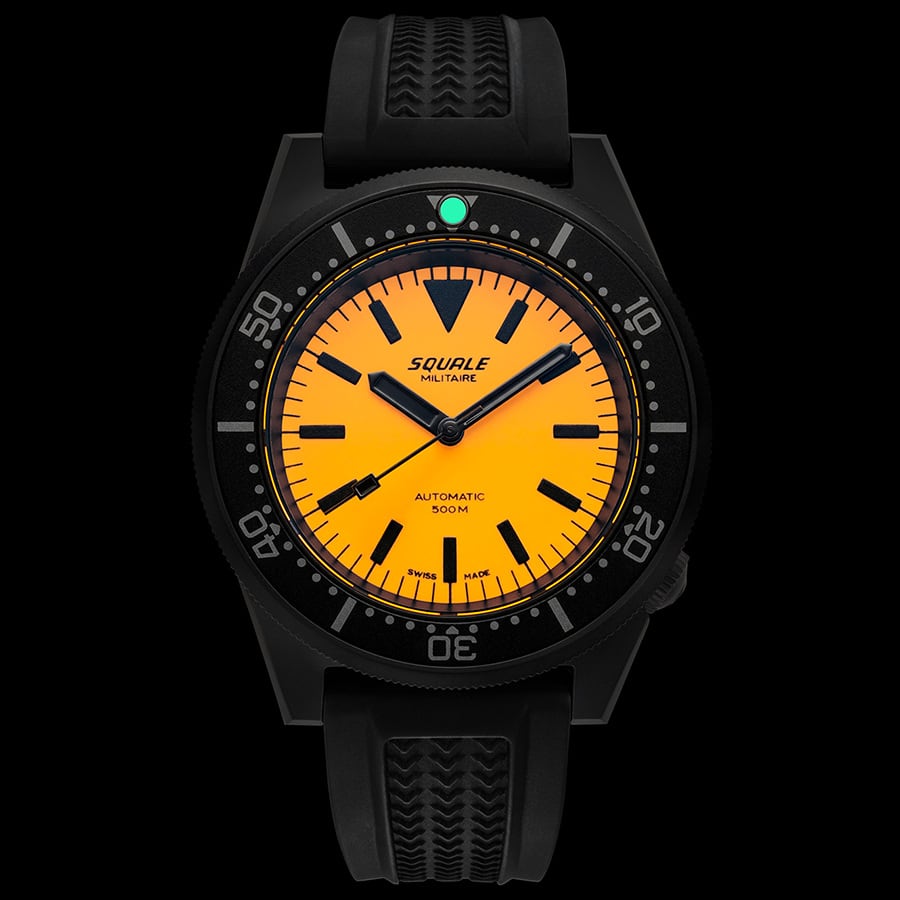Squale 1521 Full Luminous Orange Militaire, Squale ref 1521DLCFOR.VO, product image 5