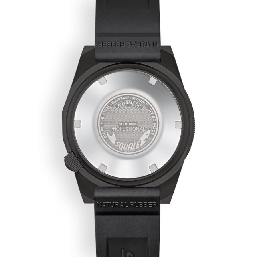 Squale 1521 DLC Strap, Squale ref 1521DLCBK.VO, product image 2