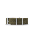 Army Green Woven Nylon Strap 20mm