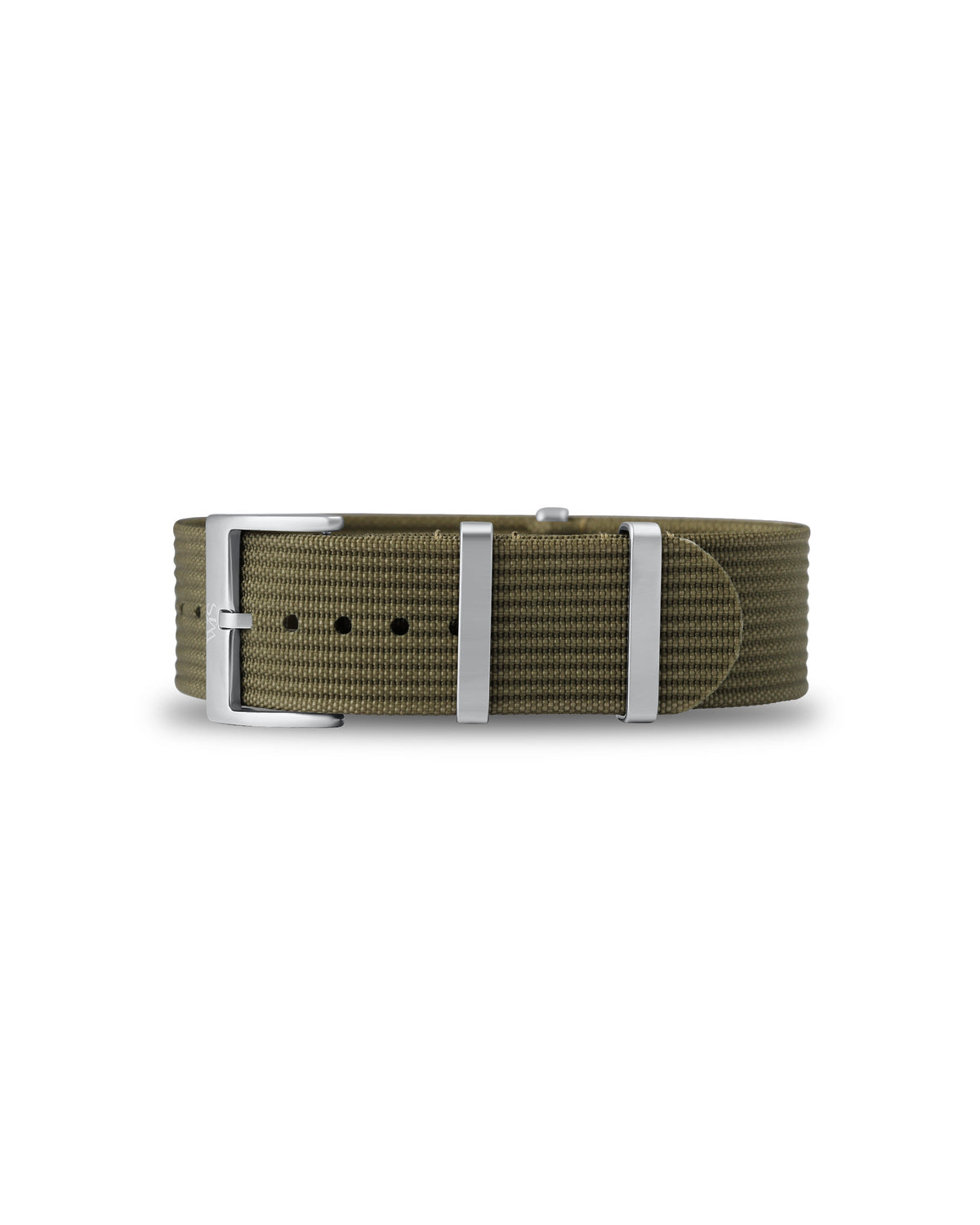 Army Green Woven Nylon Strap 18mm