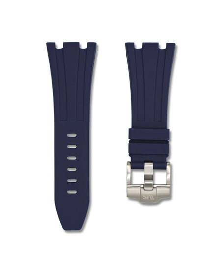 Marine Blue - Rubber Watch Strap For Audemars Piguet Royal Oak Offshore 42mm