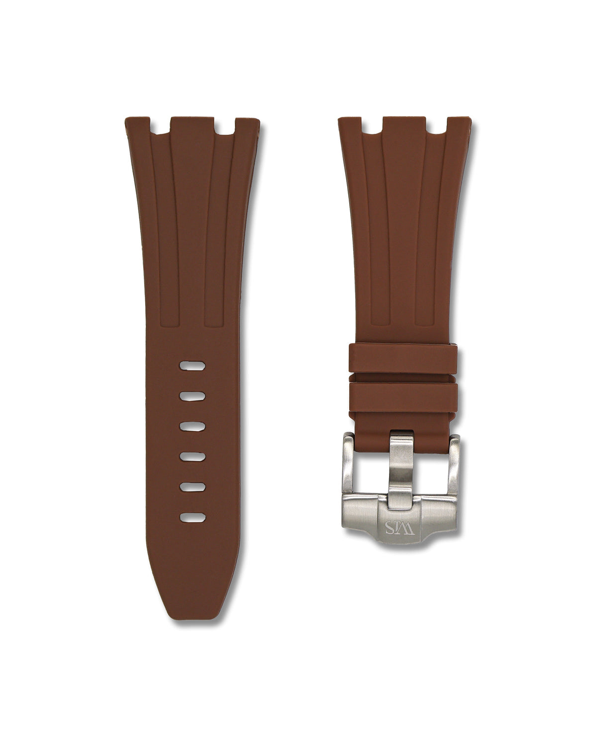 Espresso Brown - Rubber Watch Strap For Audemars Piguet Royal Oak Offshore 42mm