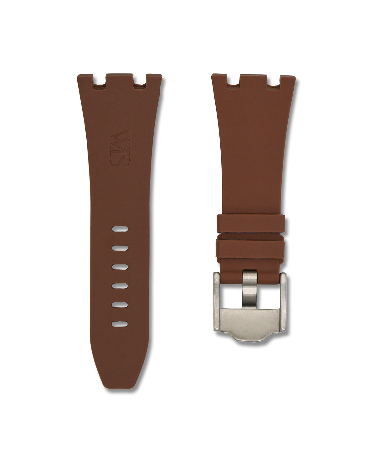 Espresso Brown - Rubber Watch Strap For Audemars Piguet Royal Oak Offshore 42mm
