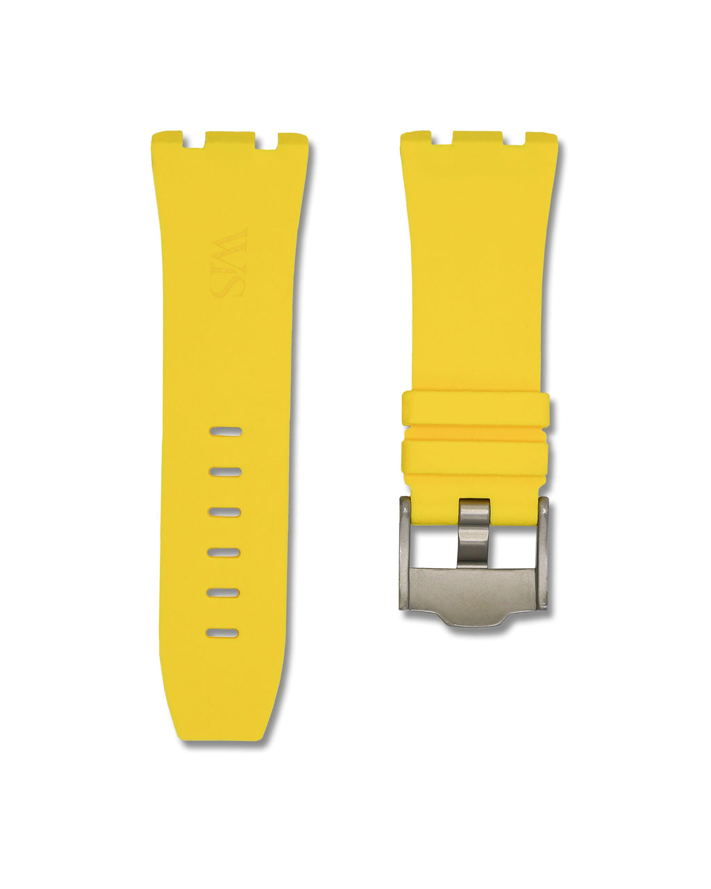 Lemon Yellow - Rubber Watch Strap For Audemars Piguet Royal Oak Offshore 44mm