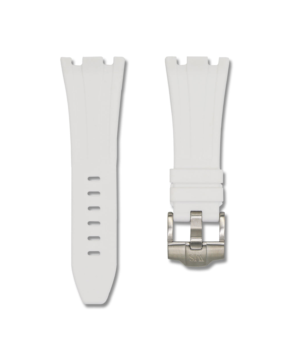 Polar White - Rubber Watch Strap For Audemars Piguet Royal Oak Offshore 42mm