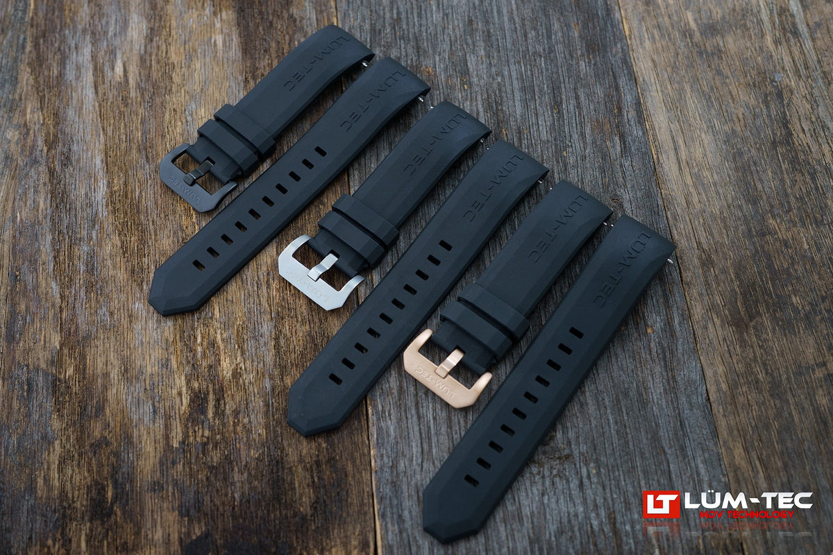 LÜM-TEC New Upgrade Combat B - FKM Rubber Strap 22mm