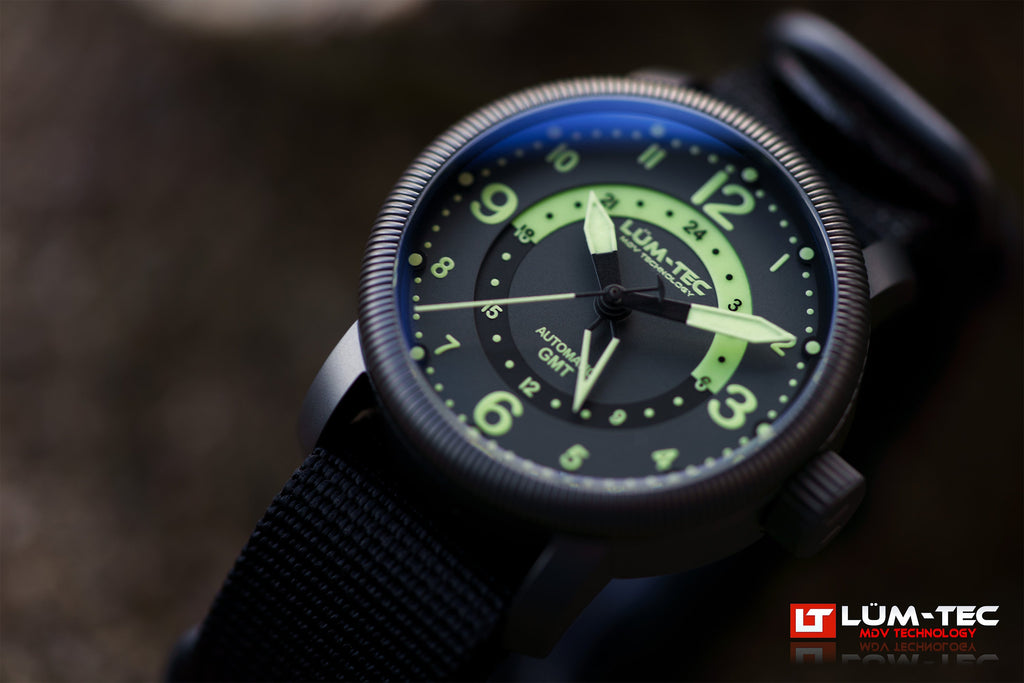 LÜM-TEC 39mm Combat B74 GMT
