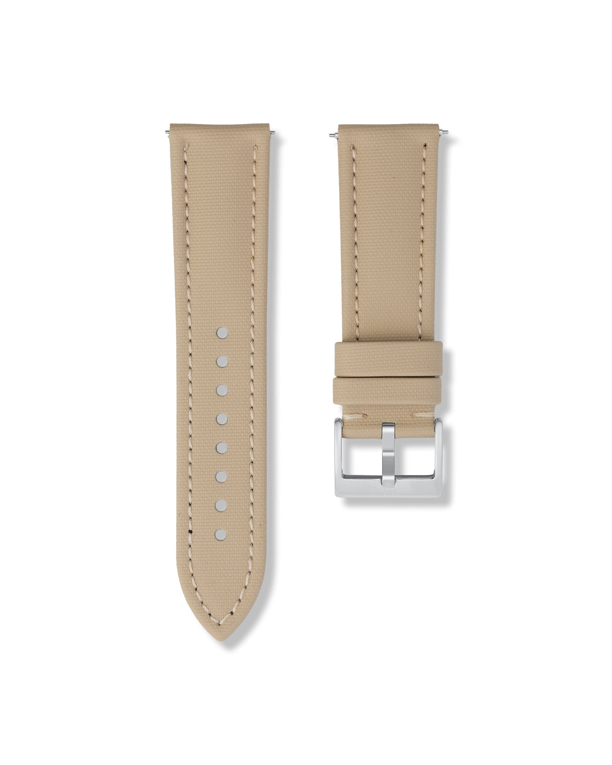 Beige Sailcloth Strap 24mm
