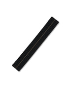 Black with Brown Stripe Elastic Watch Strap 22mm