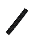 Black with Brown Stripe Elastic Watch Strap 20mm