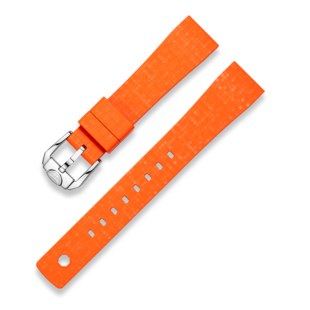 Squale Orange Mosaic Rubber 19, Squale ref CIMOSROR19, product image 1