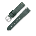 Squale Handmade Green Leather Strap 20, Squale ref CINCUOGR20, product image 1