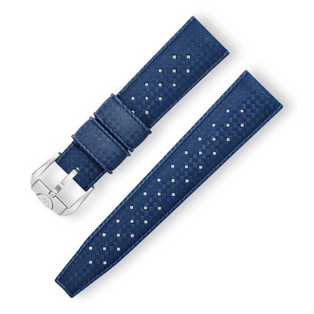 Squale Homage Tropic Rubber Dark Blue 22, Squale ref CINHTRBL22, product image 1