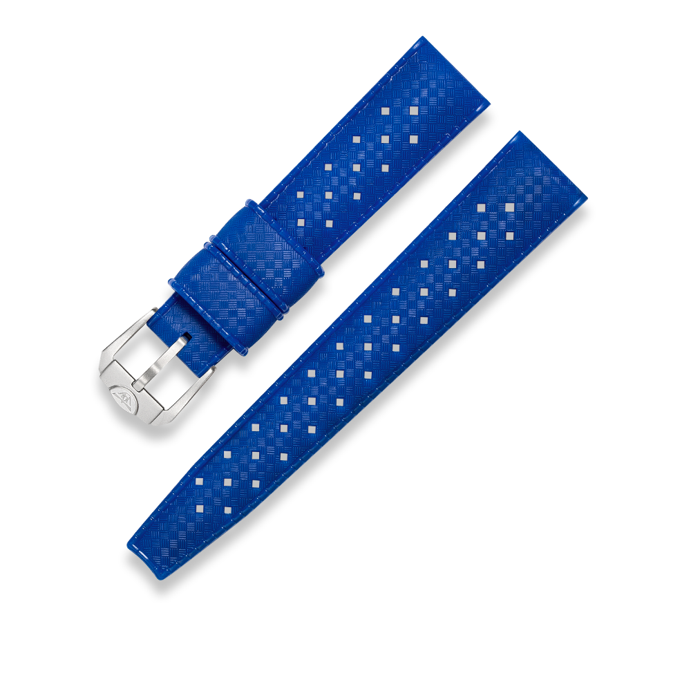 Squale Homage Tropic Rubber Bright Blue 20, Squale ref CINHTREB20, product image 1