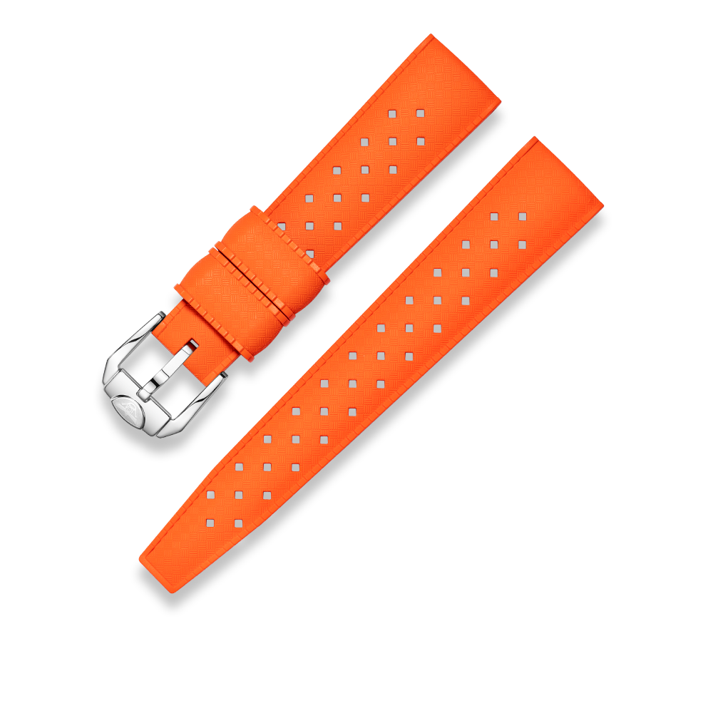 Squale Homage Tropic Rubber Orange 20, Squale ref CINHTROR20, product image 1