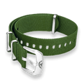 Squale Green Fabric Strap 20, Squale ref CNAGRPVD20, product image 1