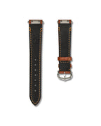 Hazelnut Brown Crocodile Leather Watch Strap For Cartier Santos