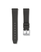 Charcoal Grey Quick Release Rubber Strap 20mm