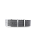 Charcoal Grey Woven Nylon Strap 21mm