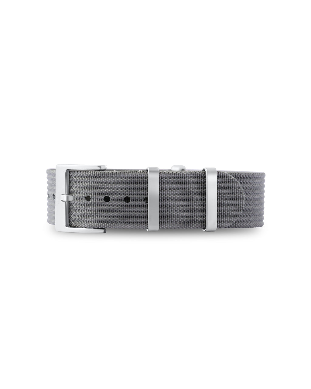 Charcoal Grey Woven Nylon Strap 18mm