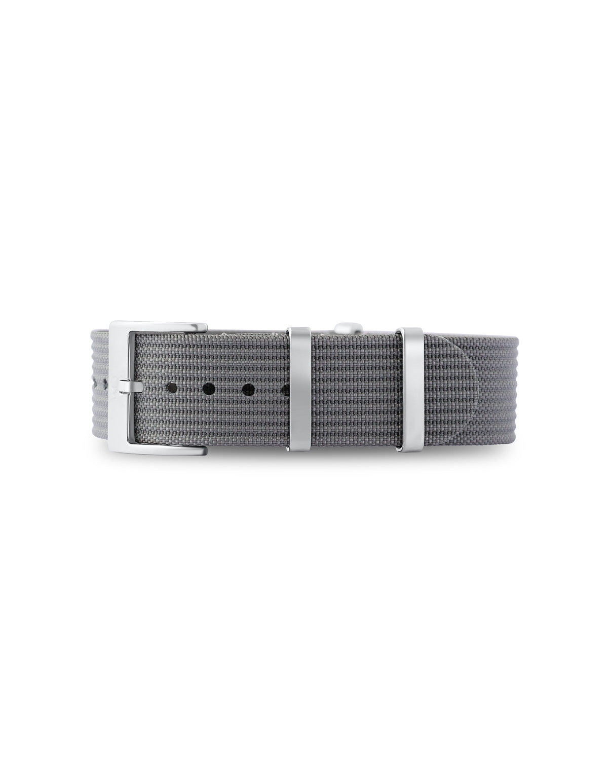 Charcoal Grey Woven Nylon Strap 24mm