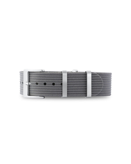 Charcoal Grey Woven Nylon Strap 24mm