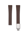 Patterned Brown Deployant Clasp Quick Release Rubber Strap 22mm