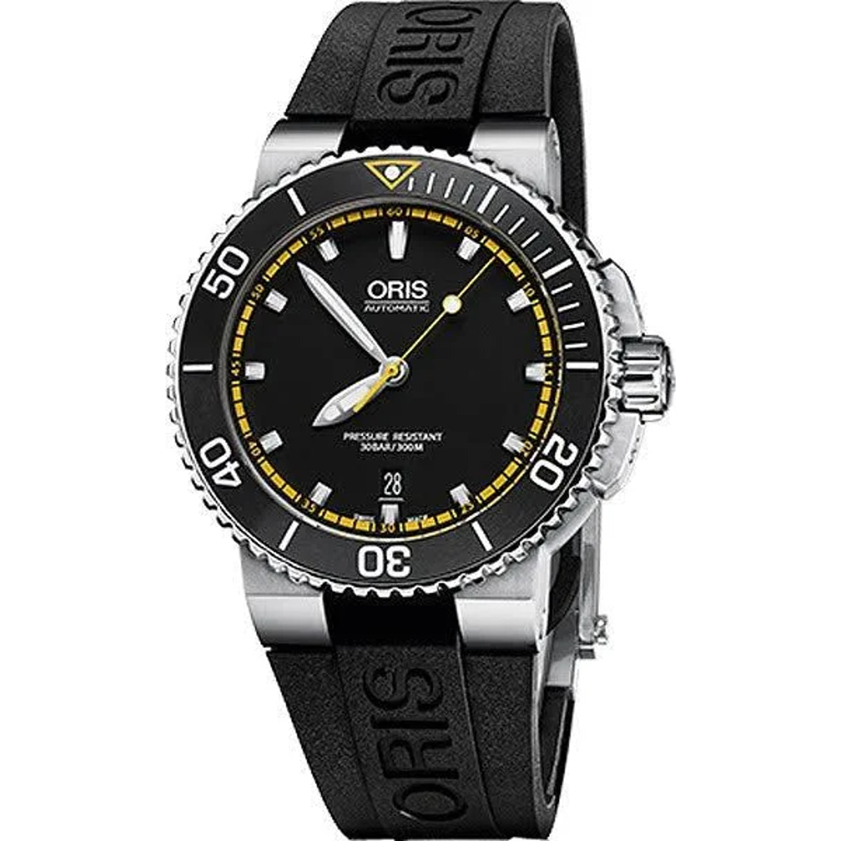 Oris 01 733 7653 4127-07 4 26 34EB — complete watch on square background
