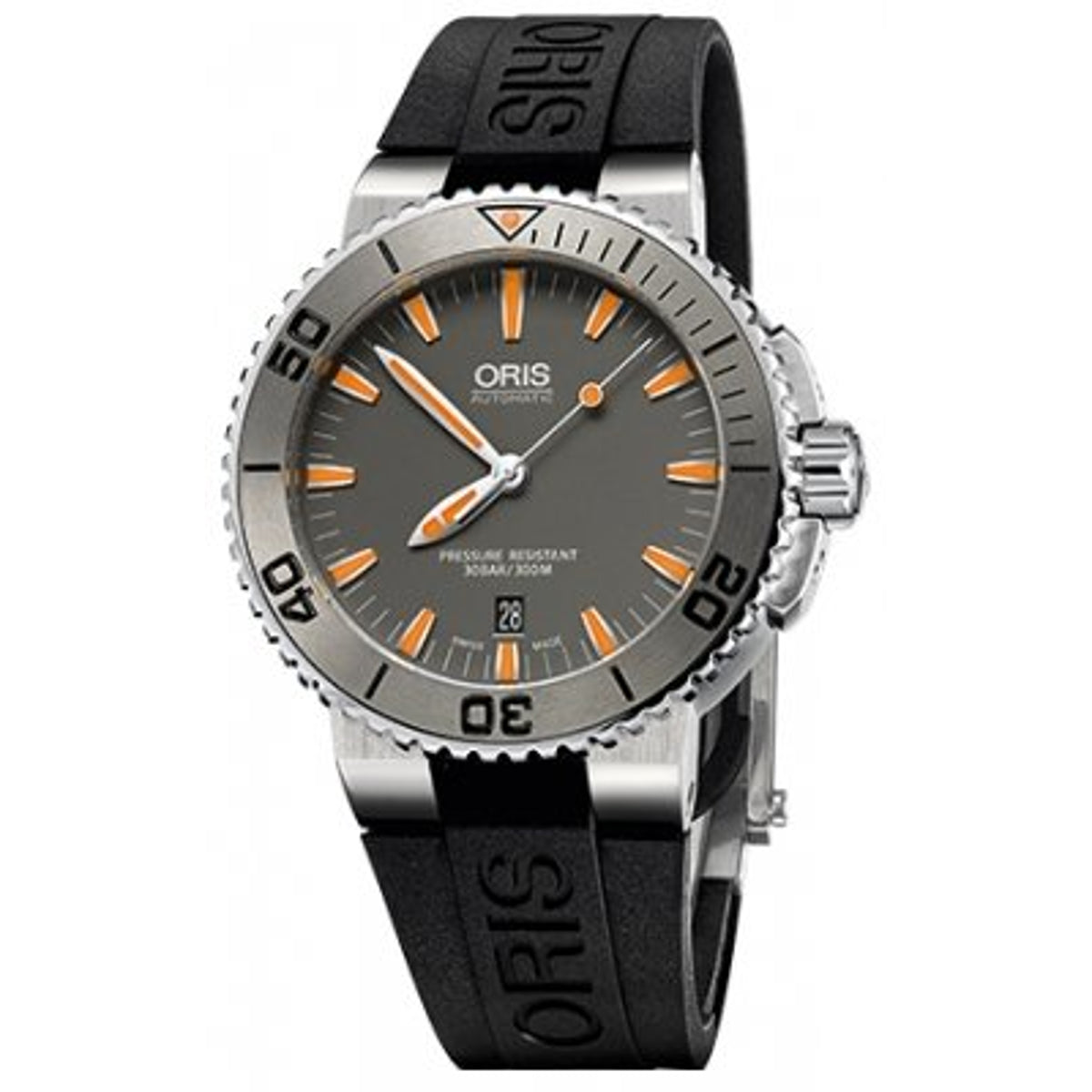 Oris 01 733 7653 4158-07 4 26 34EB — full watch on square canvas