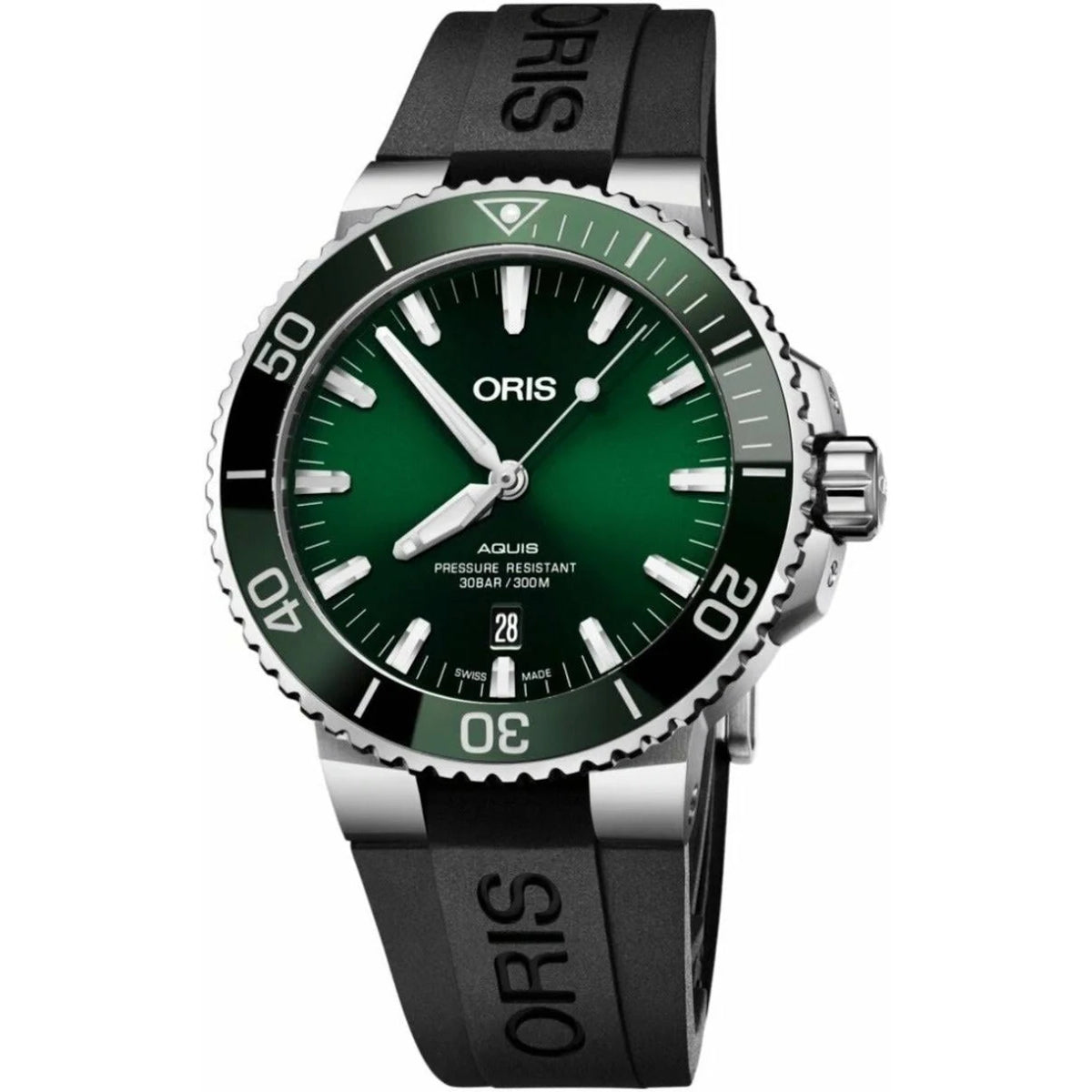Oris 01 733 7730 4157-07 4 24 64EB — full watch on square canvas