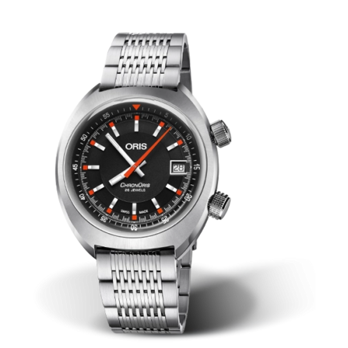 Oris 01 733 7737 4054-07 8 19 01 — full watch on square canvas